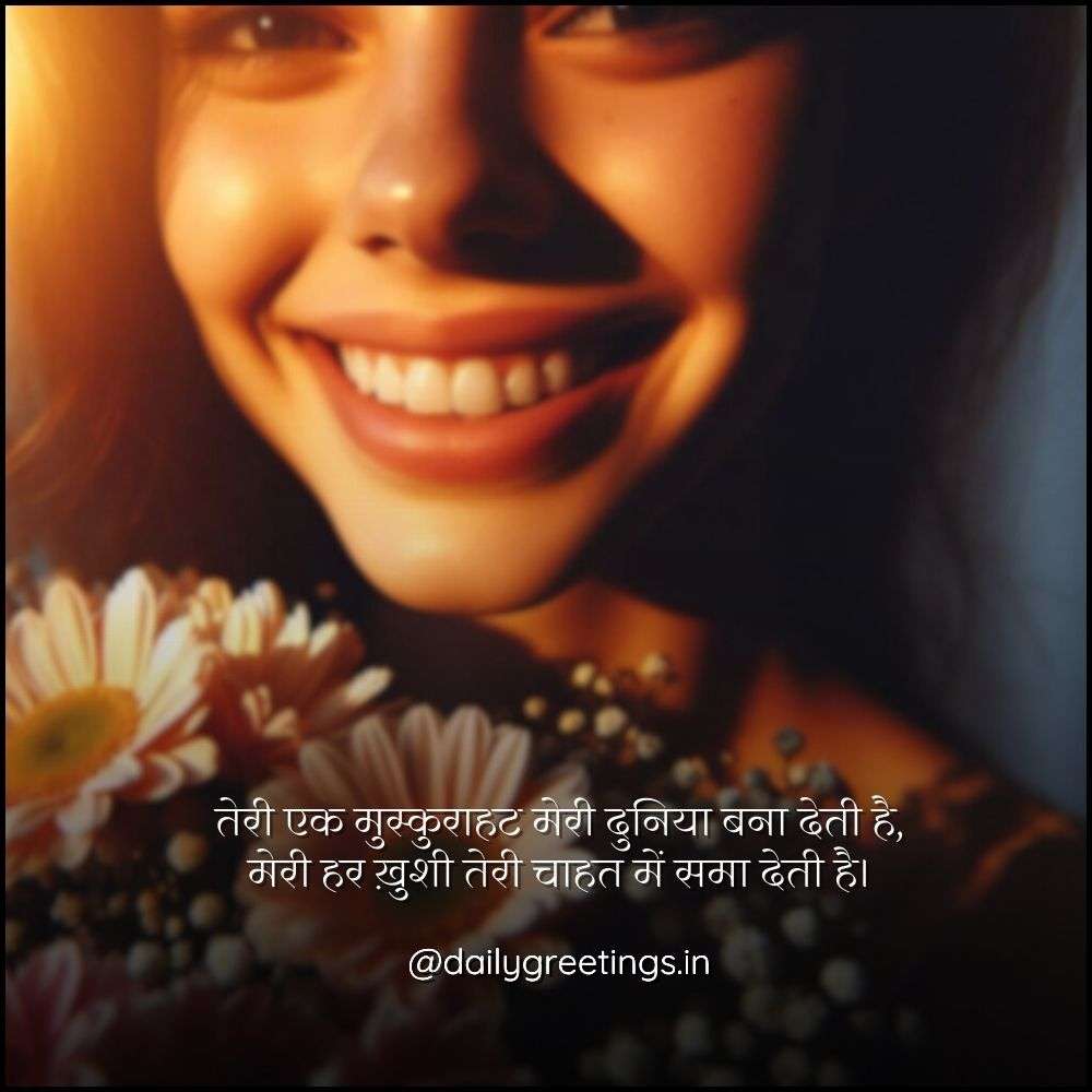 pyar bhari shayari hindi