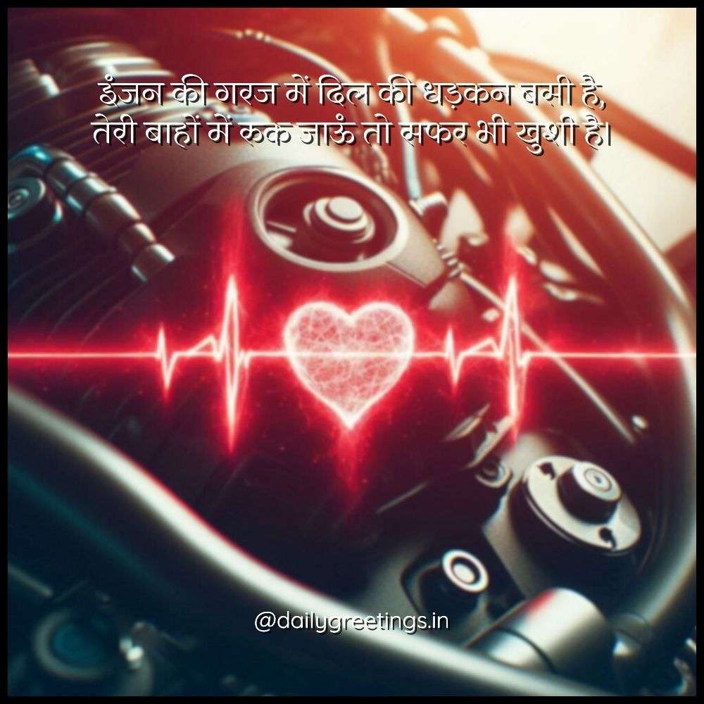 Bike Love Shayari in Hindi