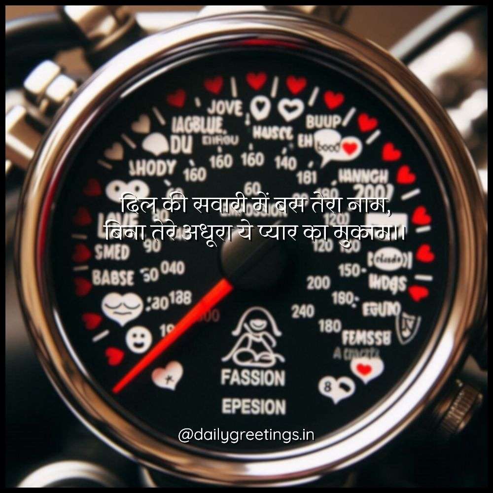 Bike Love Shayari in Hindi