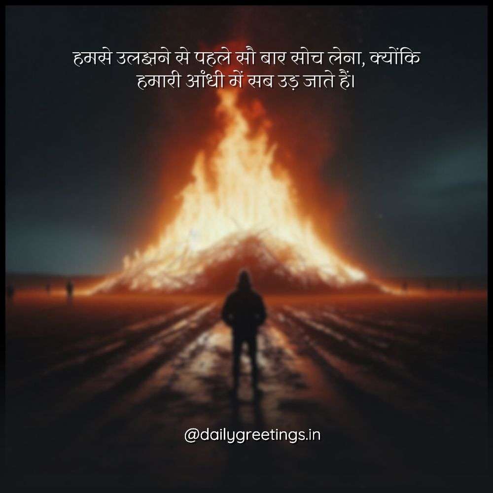 Bad Boy Attitude Quotes in Hindi