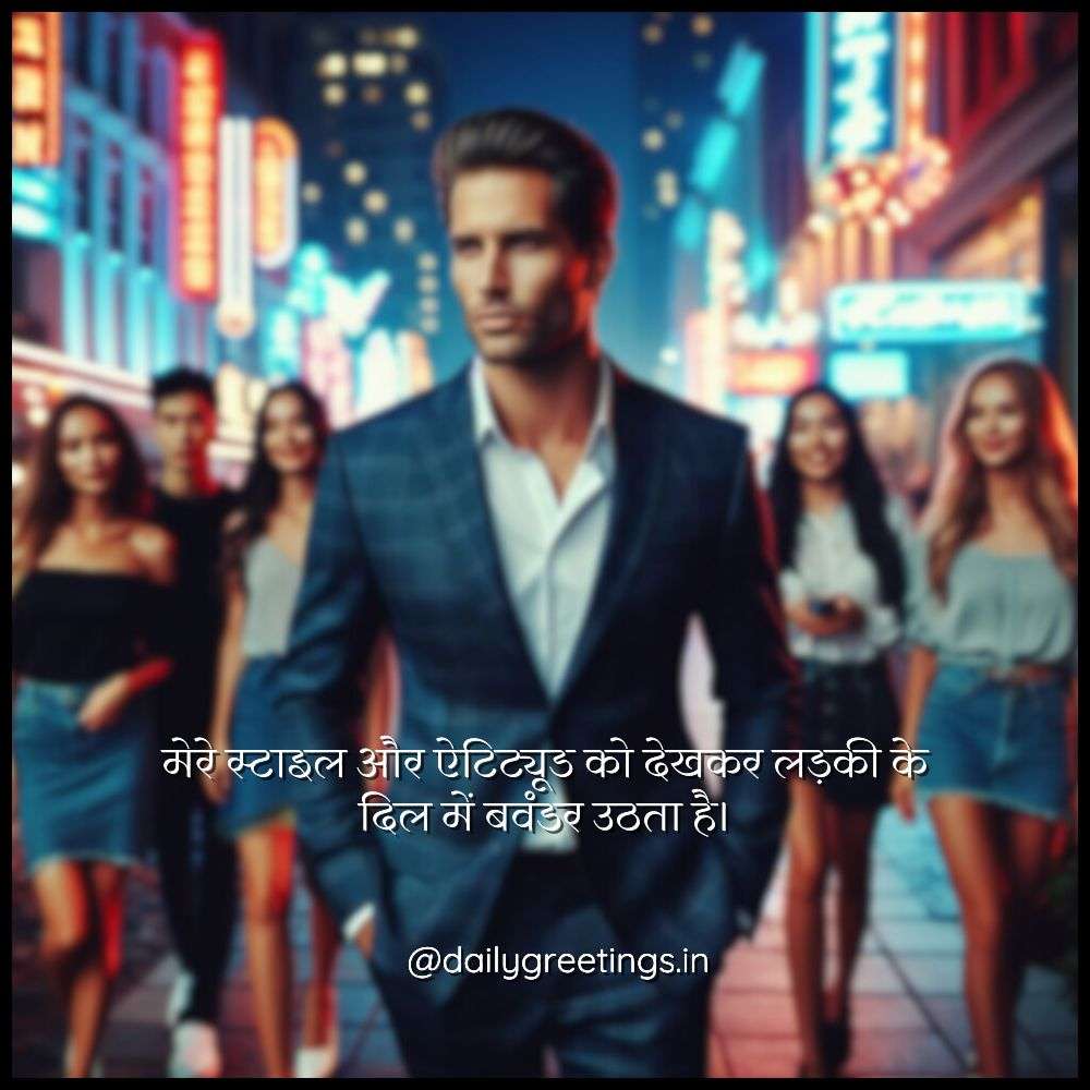 Bad Boy Attitude Quotes in Hindi