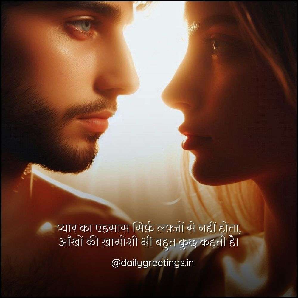 pyar bhari shayari hindi