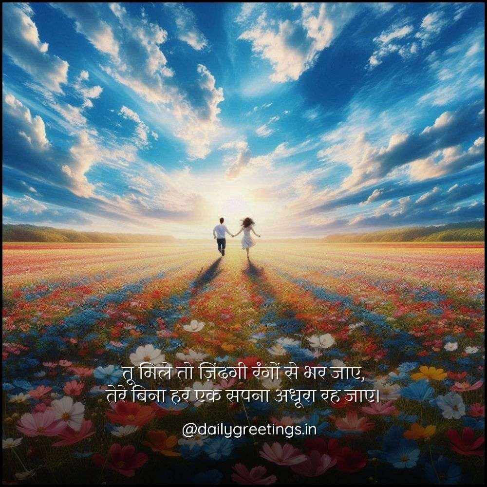 pyar bhari shayari hindi