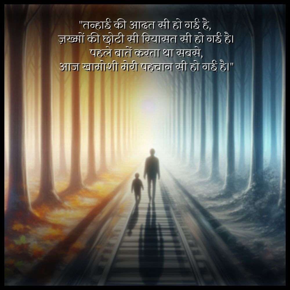 alone shayari in hindi
