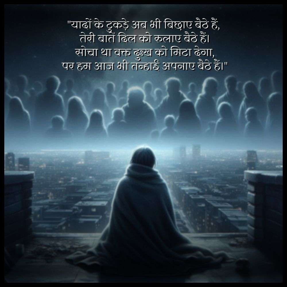 alone shayari in hindi