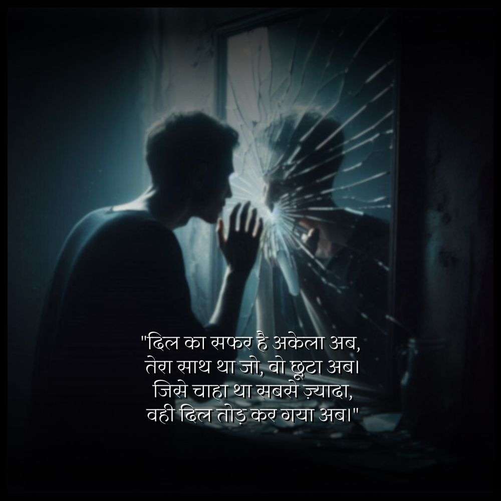 alone shayari in hindi