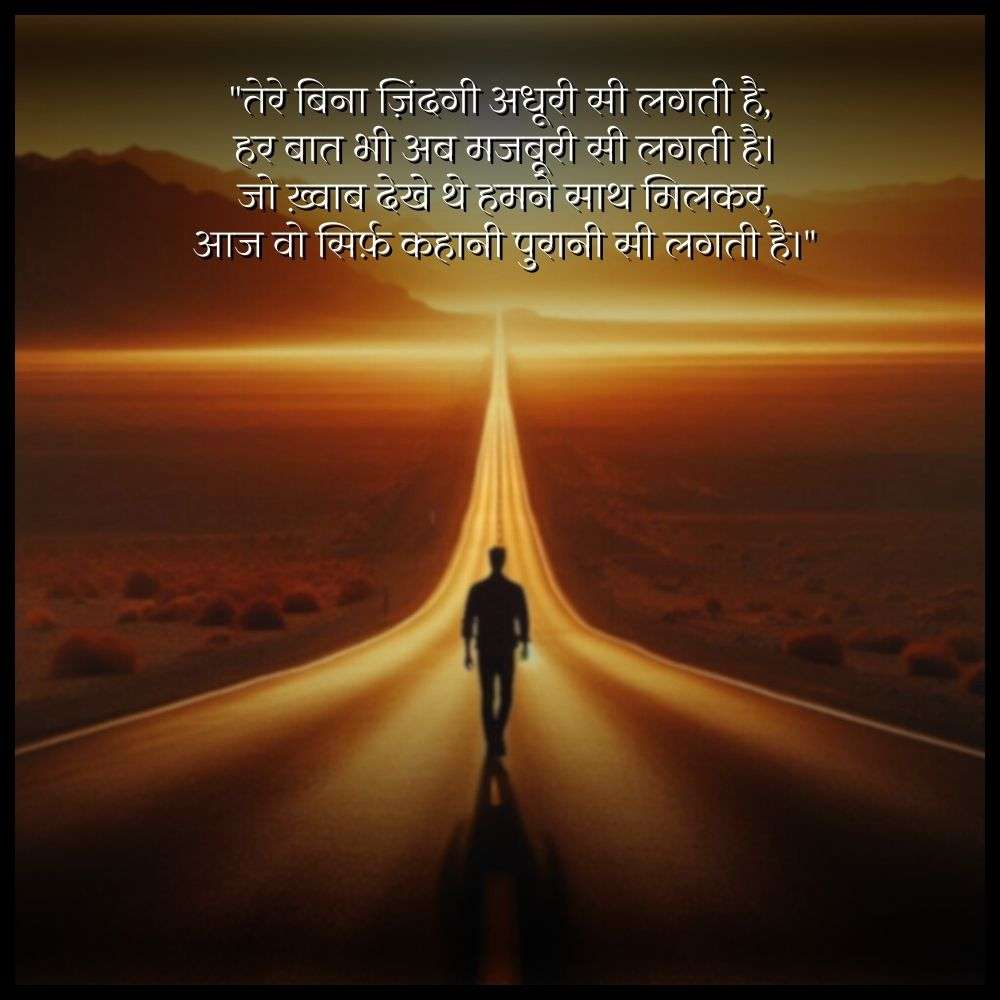 alone shayari in hindi