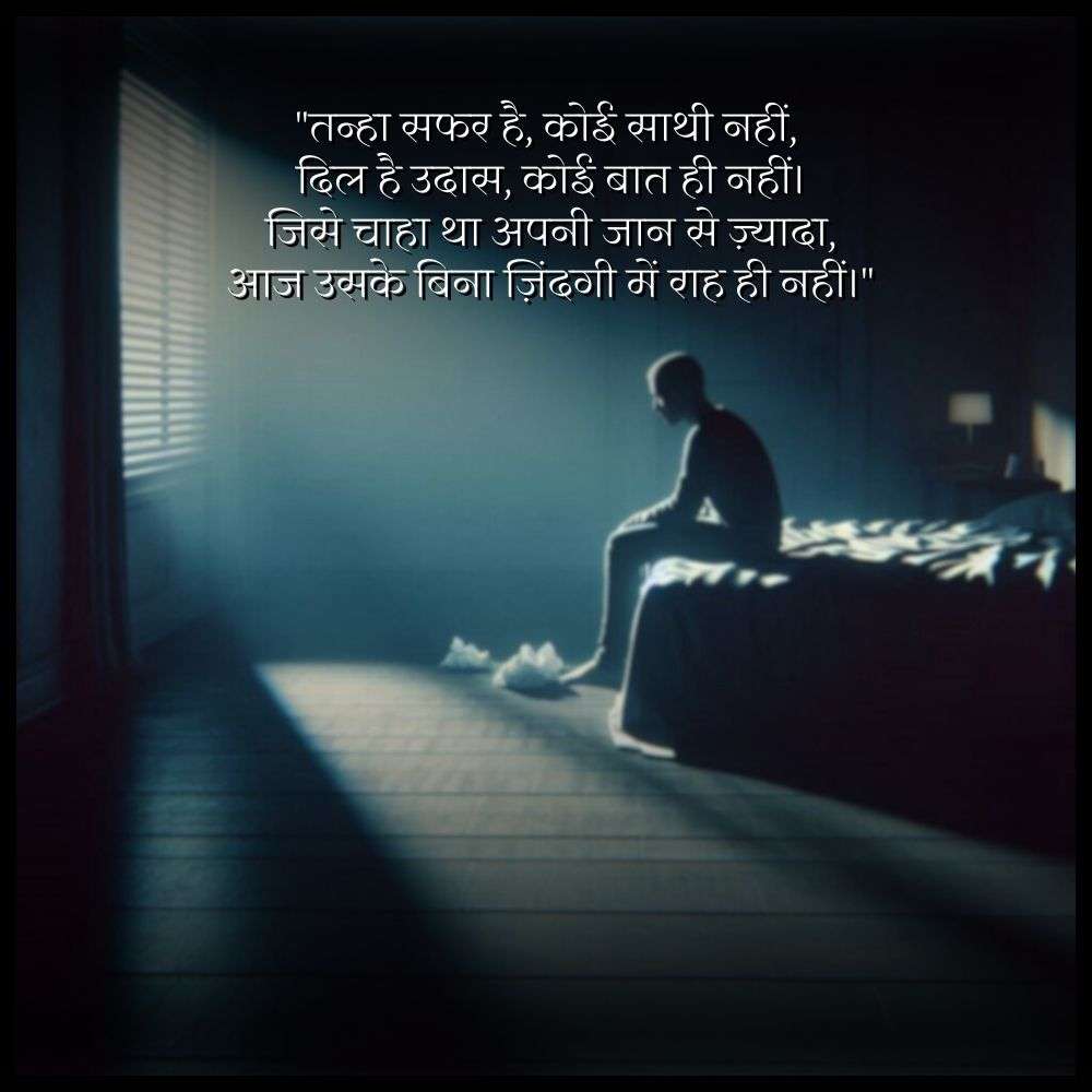 alone shayari in hindi