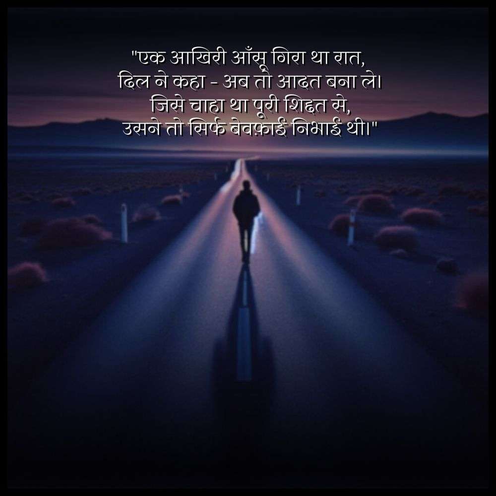 alone shayari in hindi