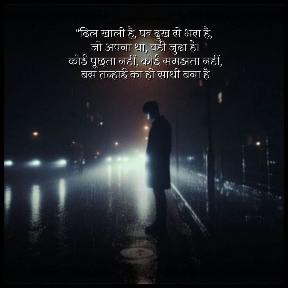 alone shayari in hindi
