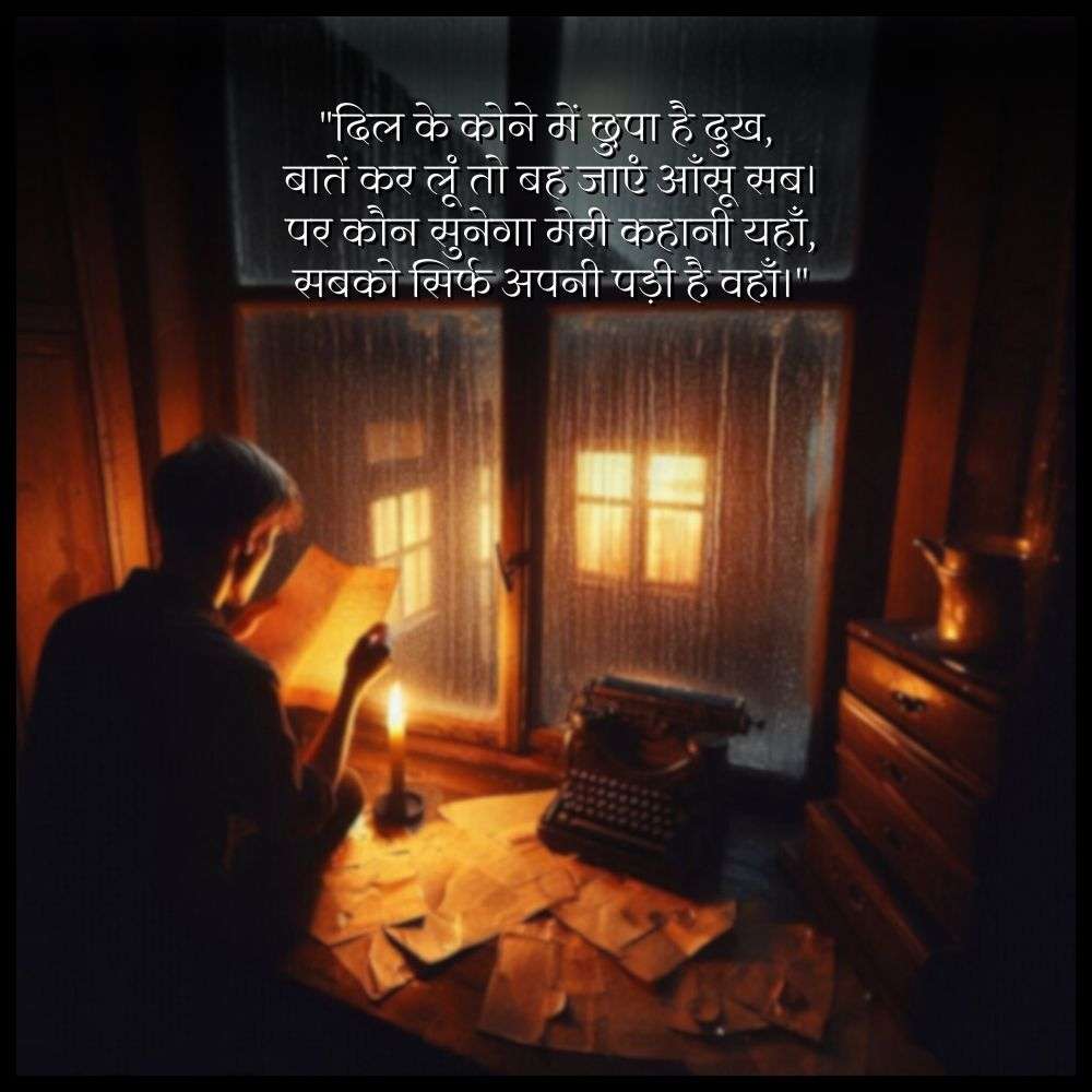 alone shayari in hindi