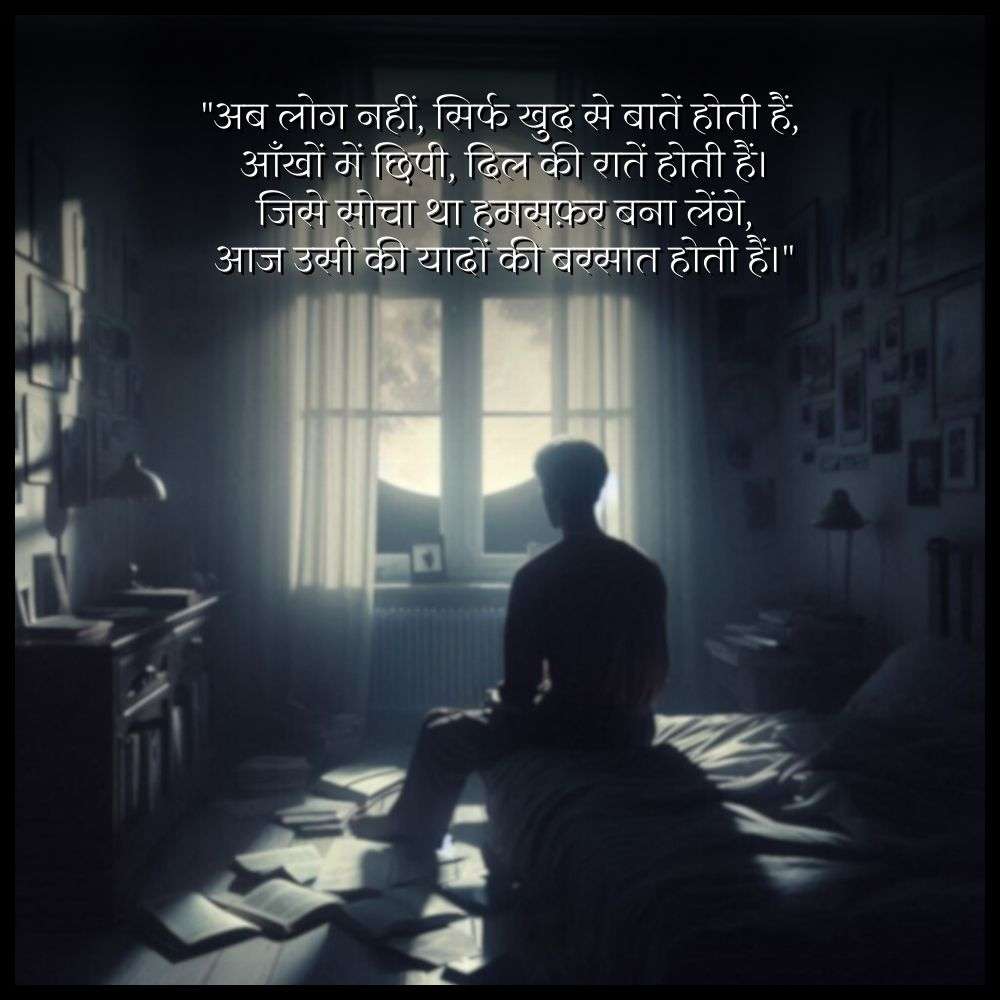 alone shayari in hindi