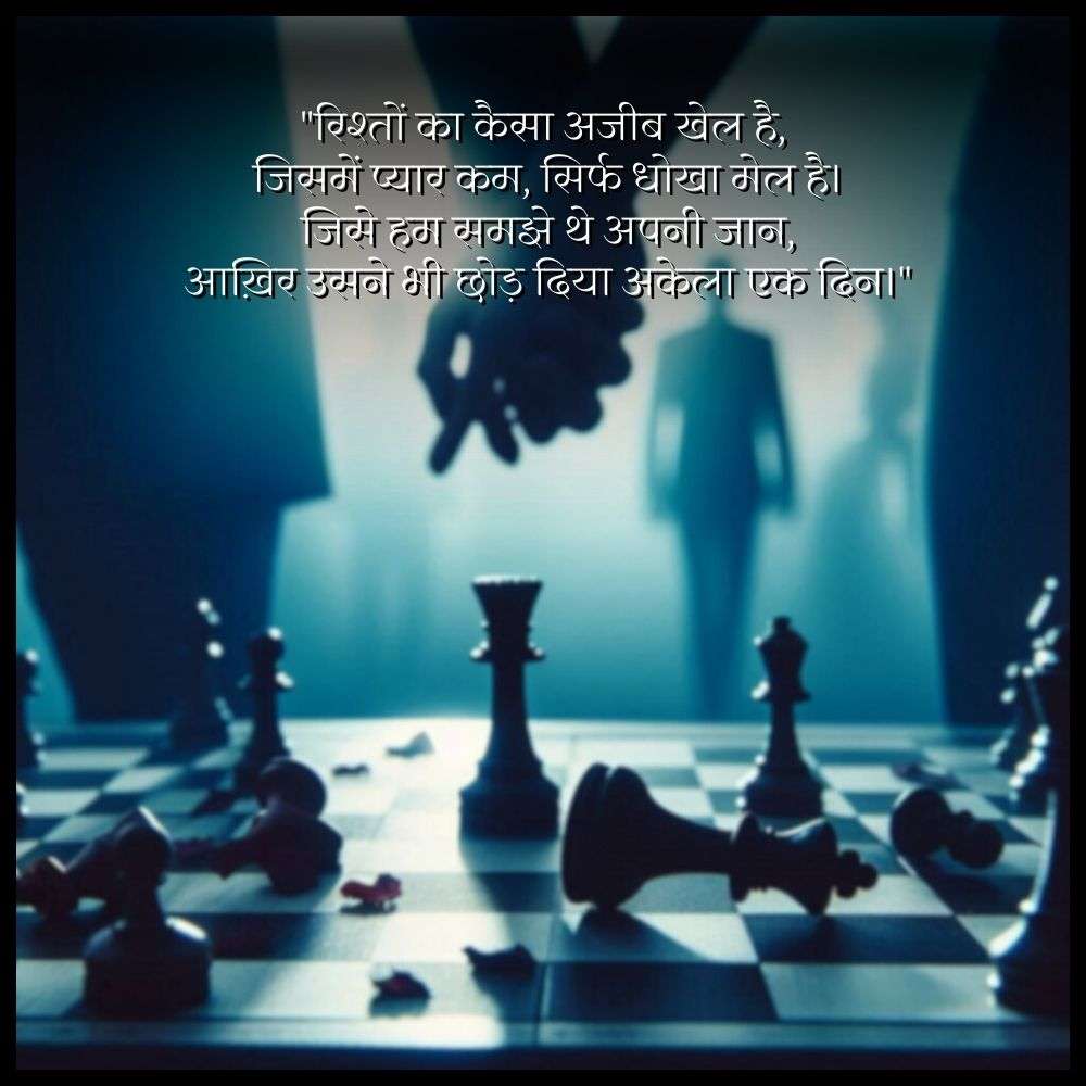 alone shayari in hindi