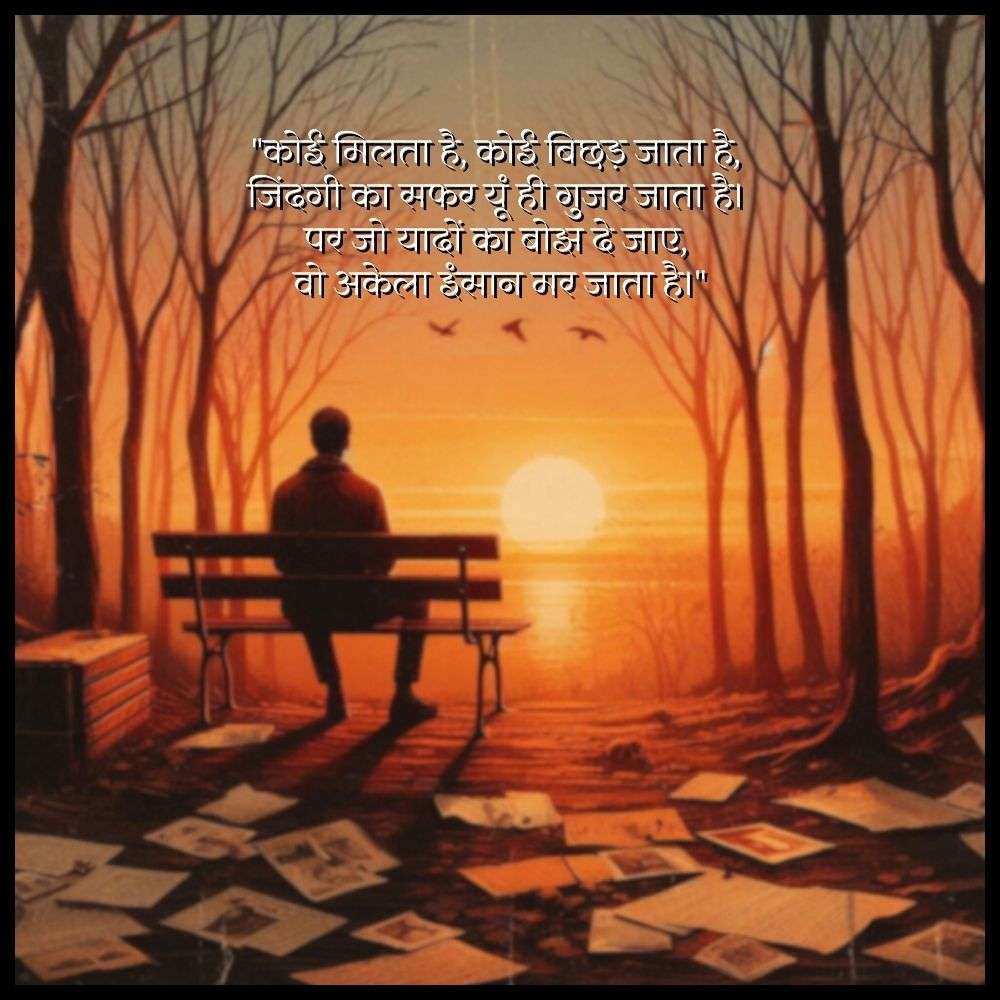 alone shayari in hindi