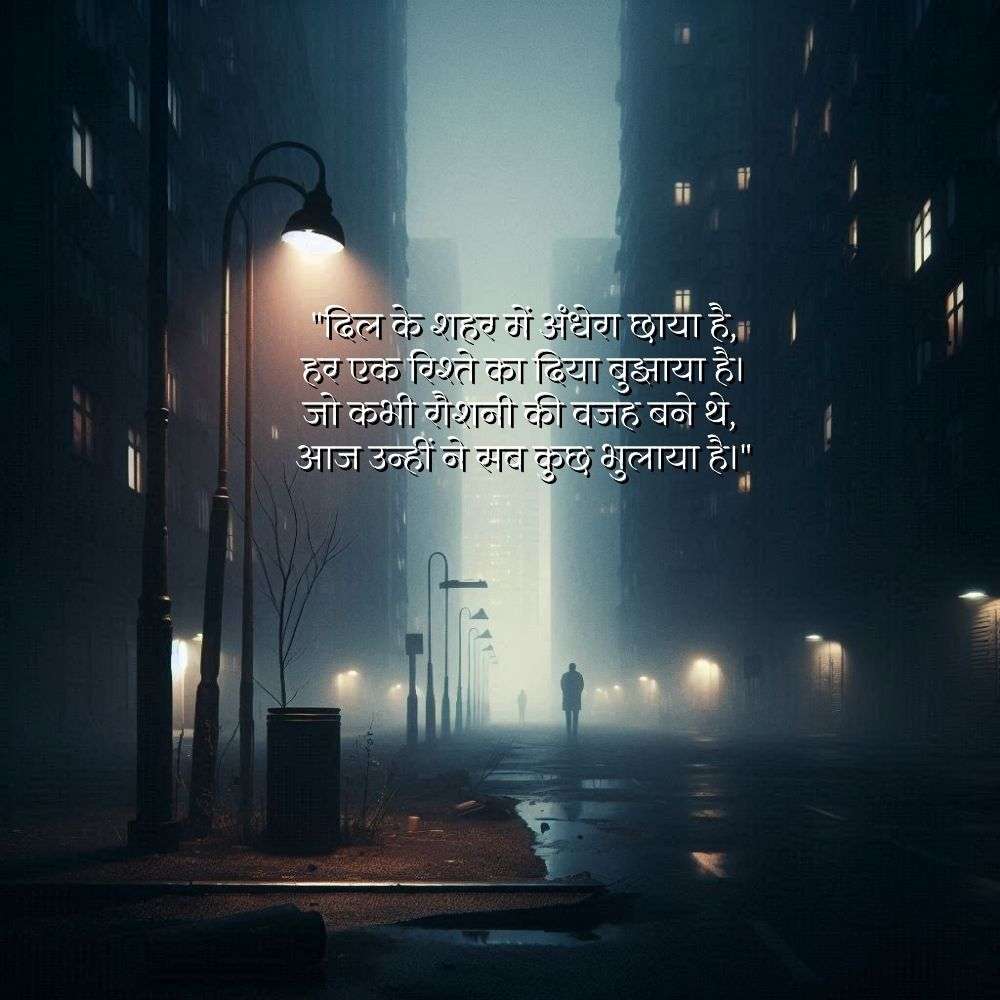 alone shayari in hindi